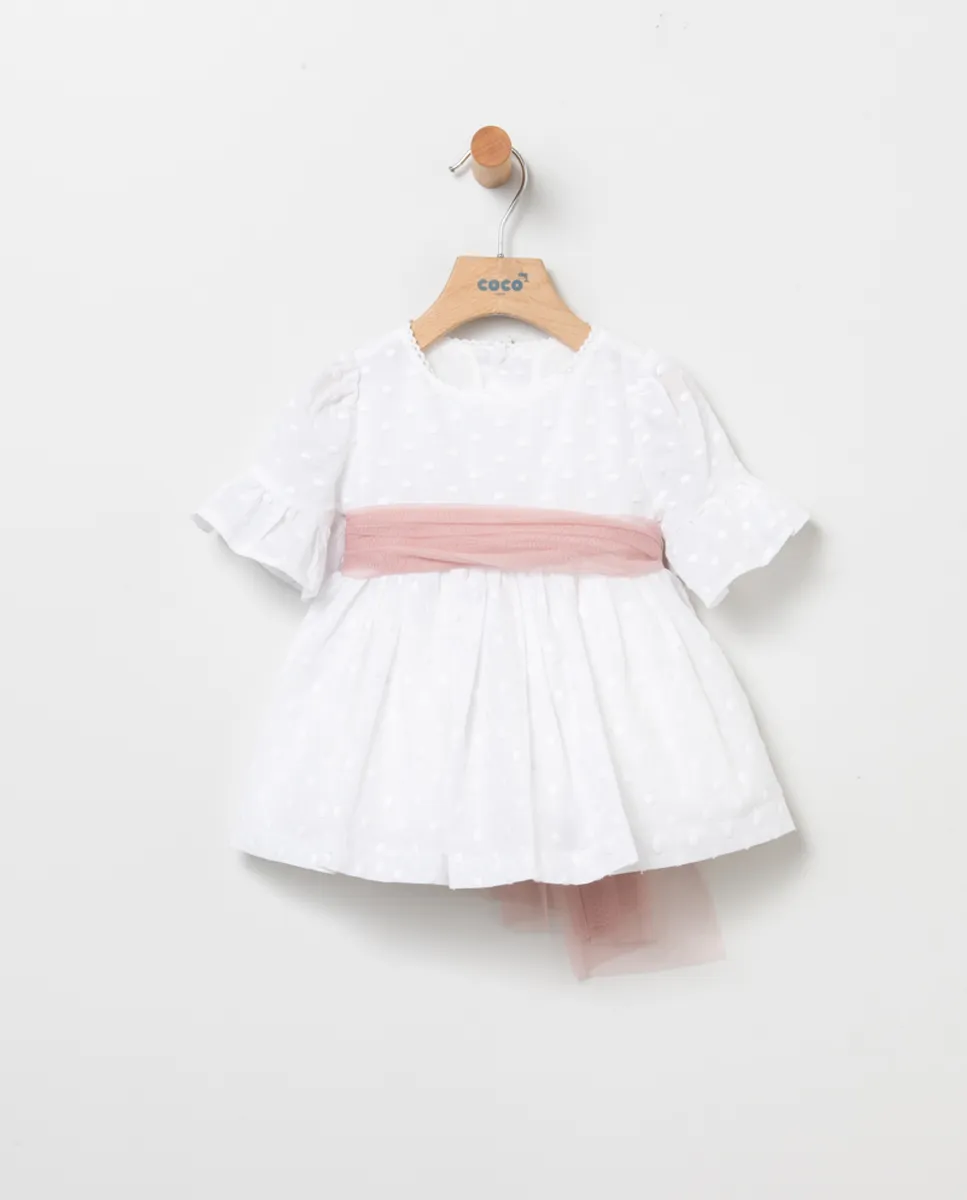 A Vestido niña con braguitas plumeti blanco/ maquillaje R300974