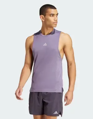 Adidas Camiseta sin mangas Designed for Training Workout HEAT.RDY