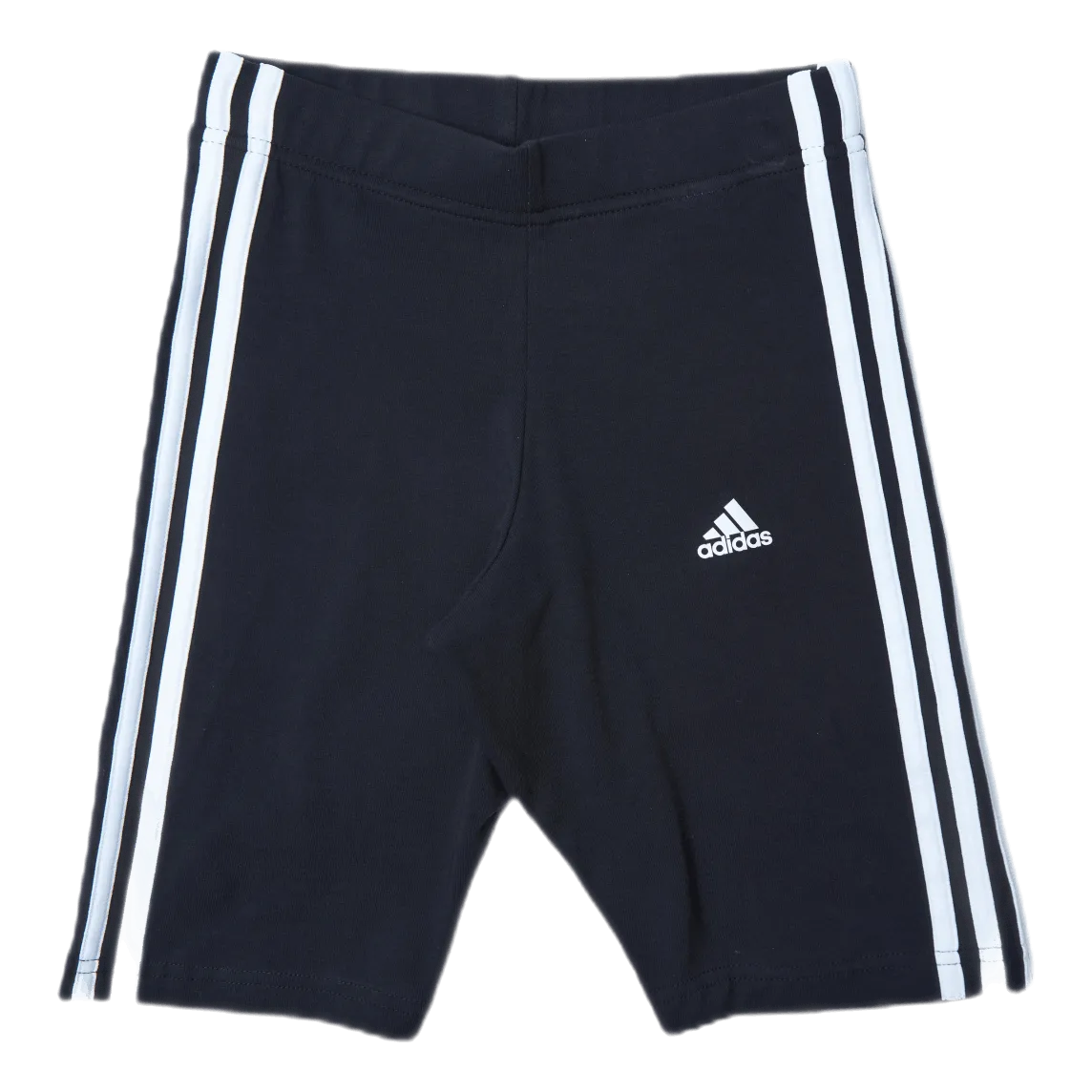 ADIDAS ESSENTIALS 3STRIPES BIKE SHORTS BLACK / WHITE