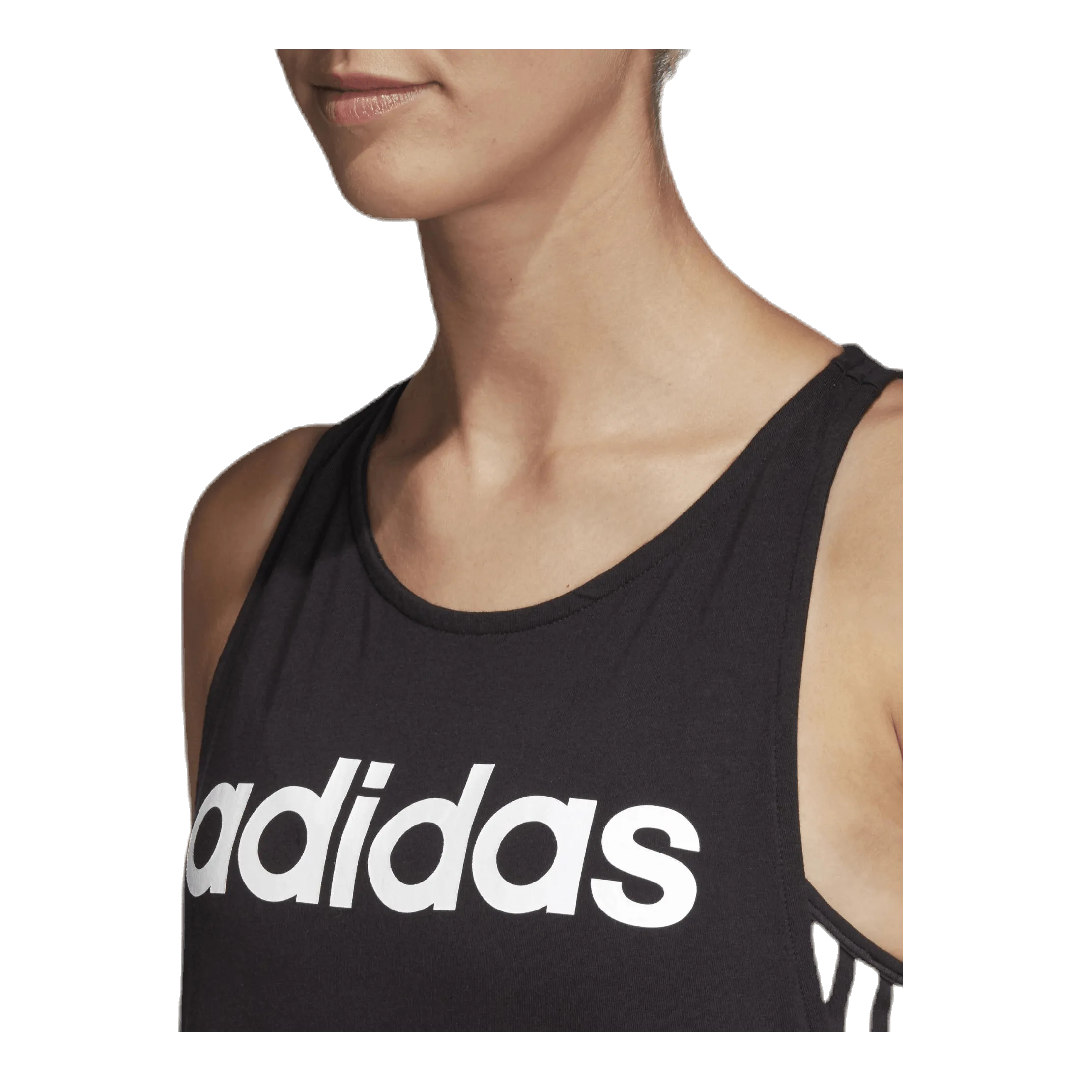 Adidas Linear Loose Tank White/Black
