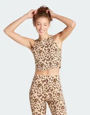 ADIDAS TOP ESSENTIALS ANIMALPRINT
