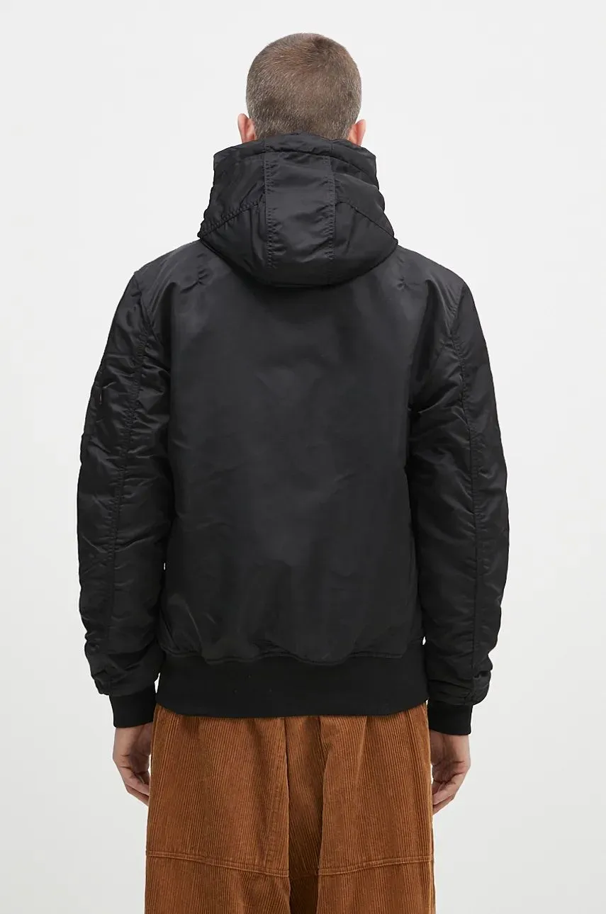ALPHA INDUSTRIES MA1 HOODED BOMBER JACKET