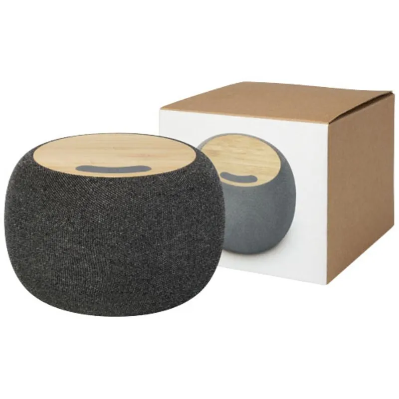 Altavoz con base de carga inalámbrica promocional Ecofiber