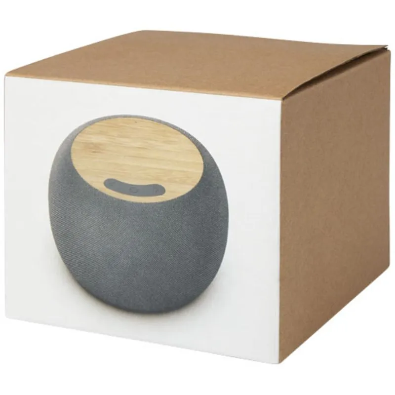 Altavoz con base de carga inalámbrica promocional Ecofiber
