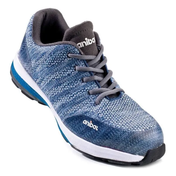 ANIBAL CRIXO 1688ZKN  ZAPATO DE SEGURIDAD DEPORTIVO AZUL S1P