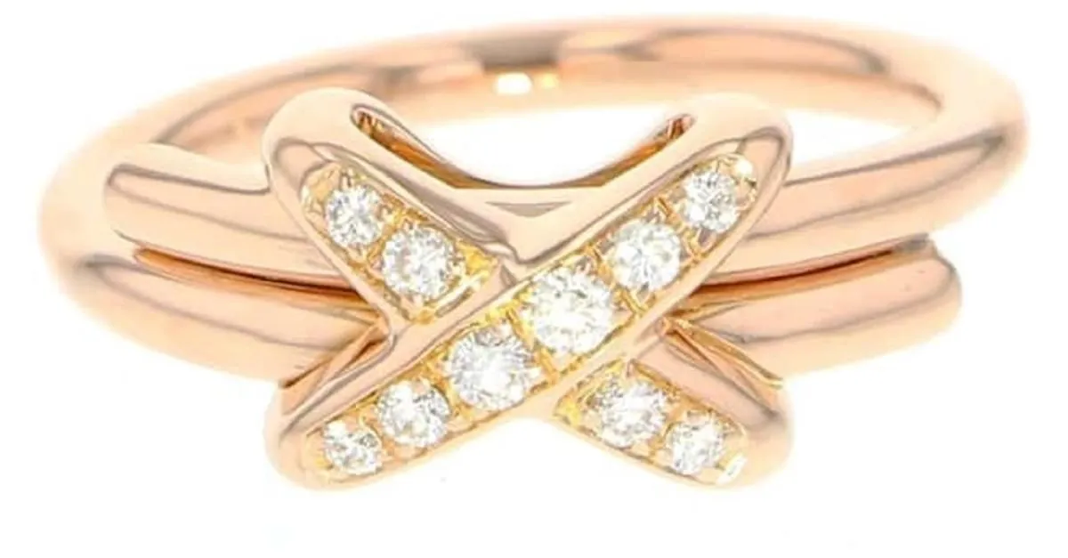 Anillo de diamante Juegos de Lazos de Chaumet 