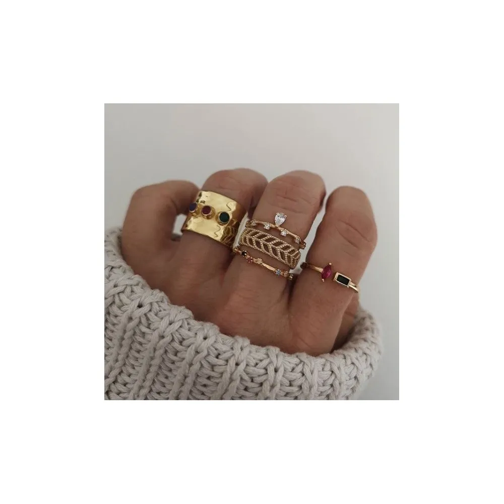 Anillo Jades Oro