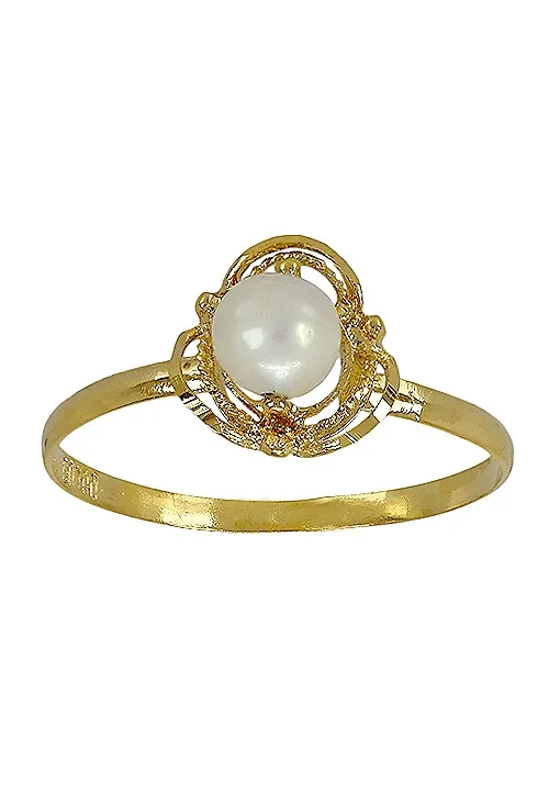 ANILLO ORO AMARILLO 18K Y PERLA CULTIVADA PARA NIñA 002_2108S