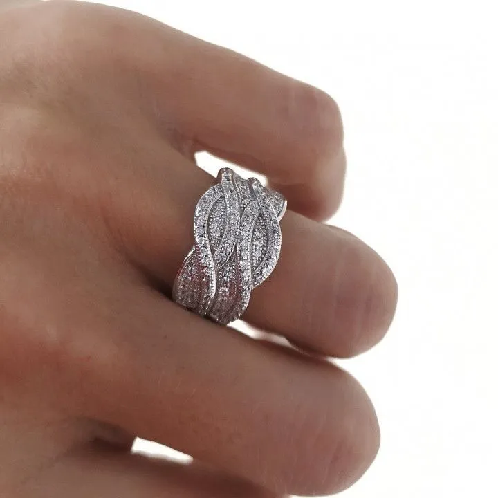 Anillo Plata con Circonitas