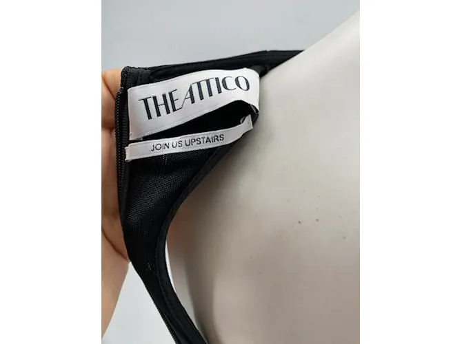 ATTICO Vestidos T.fr 40 Viscosa Negro 