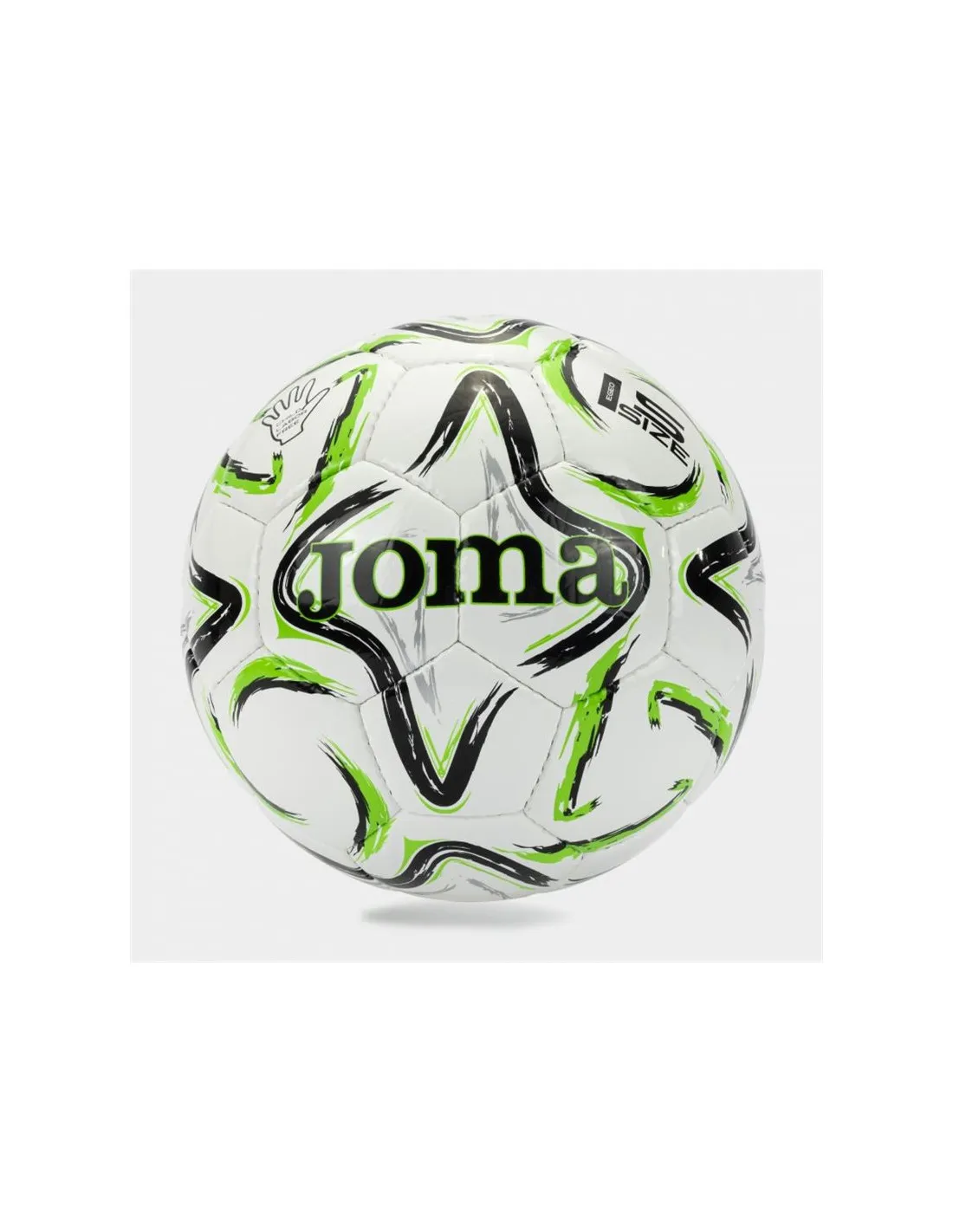 Balón de fútbol Joma Ego II Negro Verde fluor