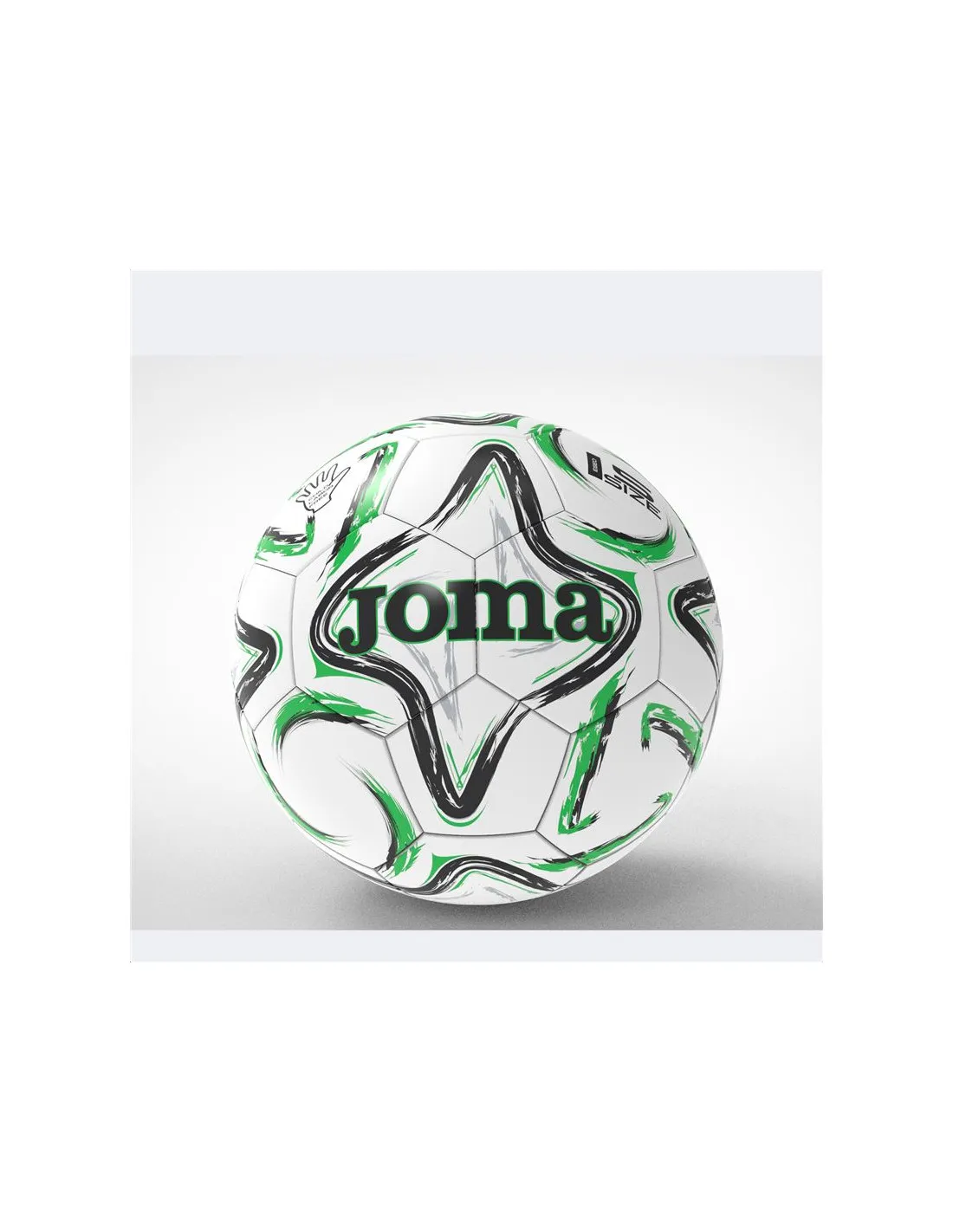 Balón de fútbol Joma Ego II Negro Verde fluor