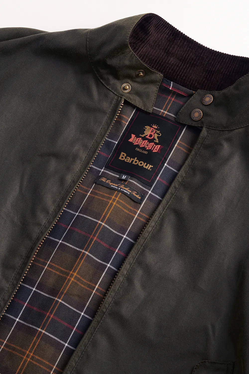 BARBOUR CHAQUETA BARBOUR X BARACUTA MA1 WAXED HARRINGTON