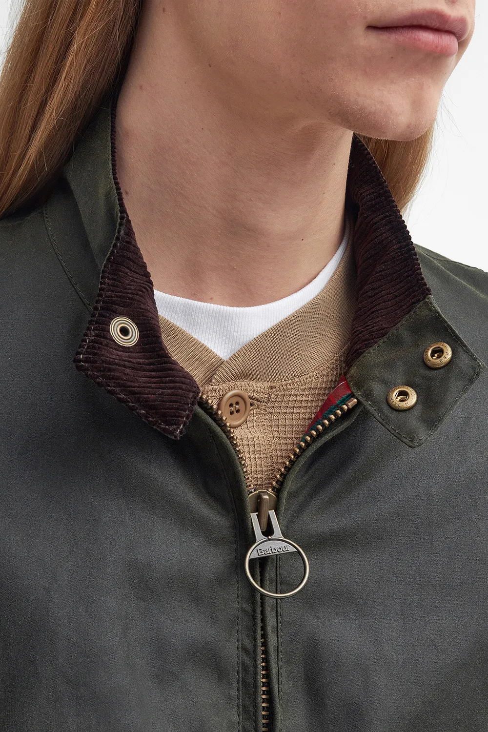 BARBOUR CHAQUETA BARBOUR X BARACUTA MA1 WAXED HARRINGTON