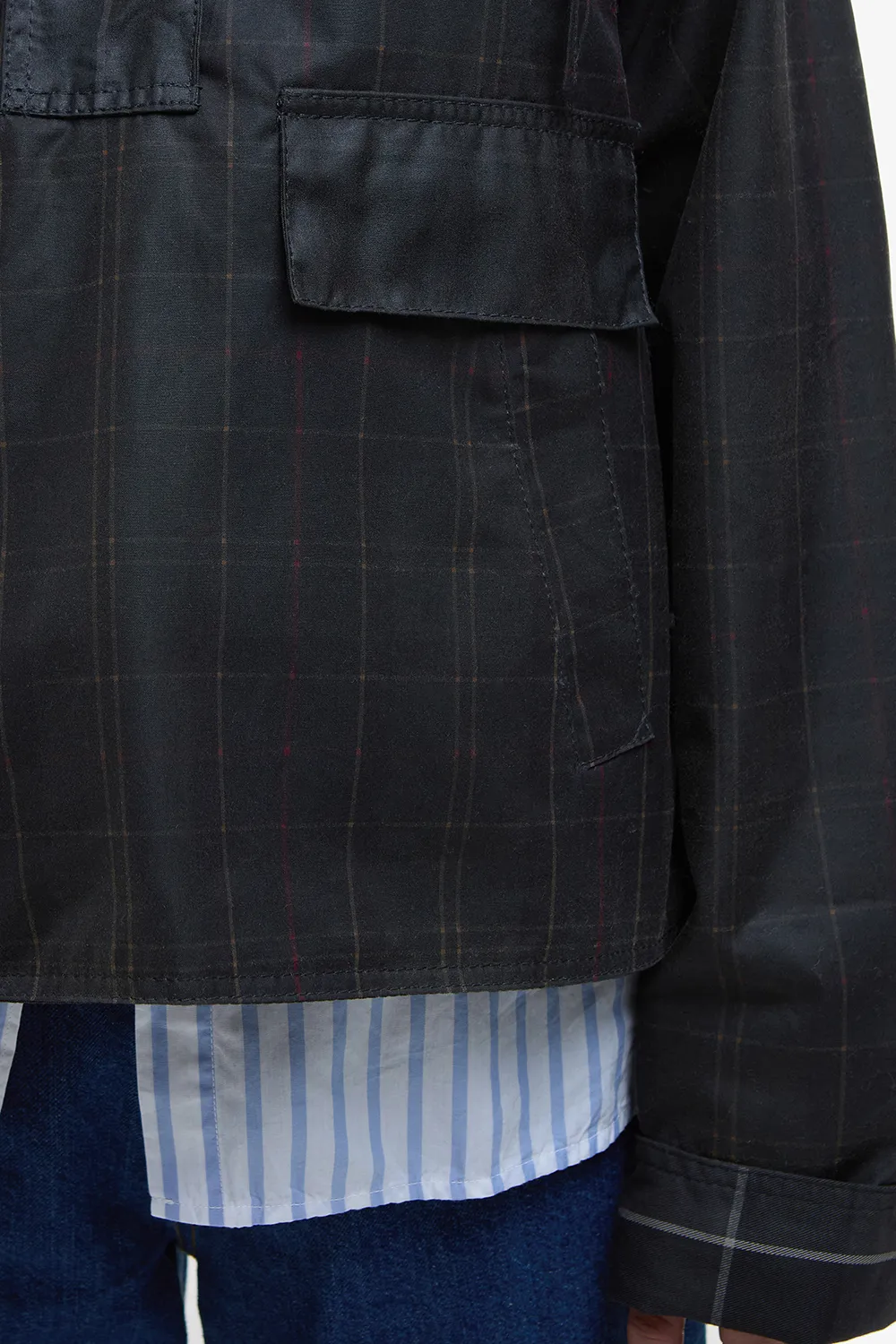 Barbour Chaqueta Barbour x GANNI Tartan Wax