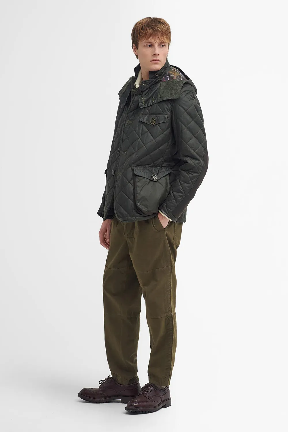 Barbour Chaqueta Barbour x TO KI TO Driving Quilted Wax