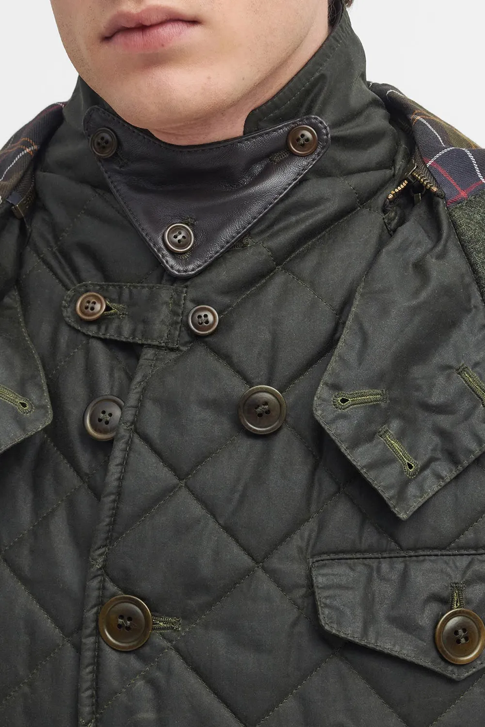 Barbour Chaqueta Barbour x TO KI TO Driving Quilted Wax