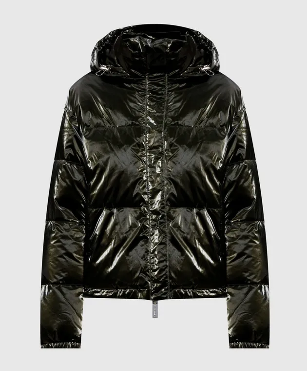 Be Florence Green down jacket with a branded ribbon