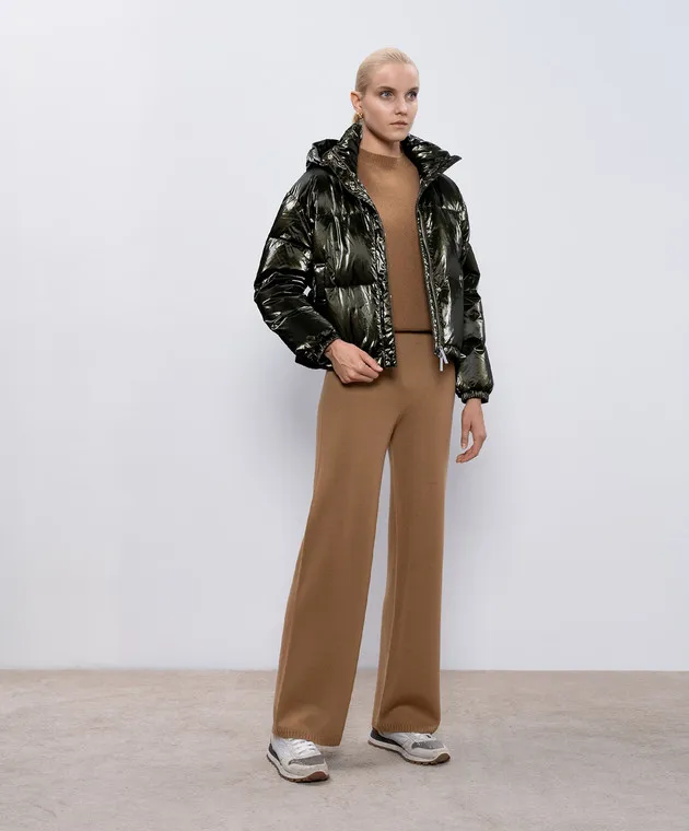 Be Florence Green down jacket with a branded ribbon
