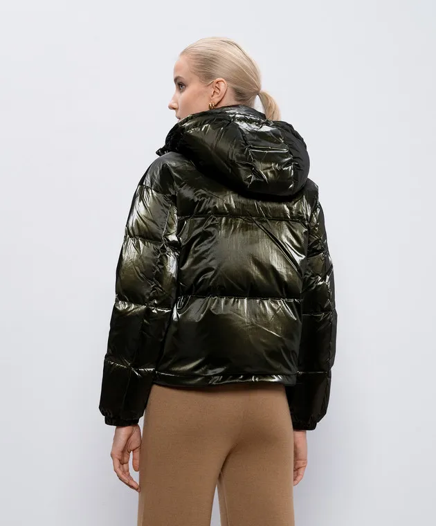 Be Florence Green down jacket with a branded ribbon