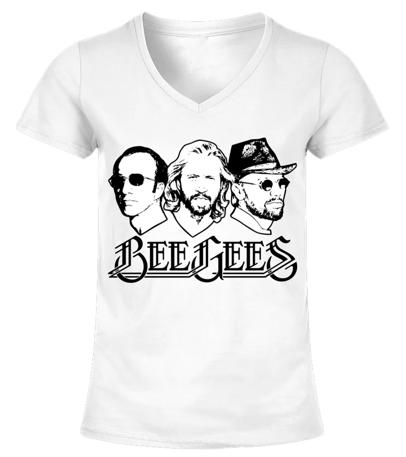 Bee Gees WT (4) Camiseta cuello pico Mujer