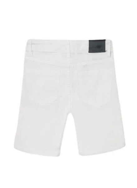 Bermuda Mayoral Basic Blanco para Niño