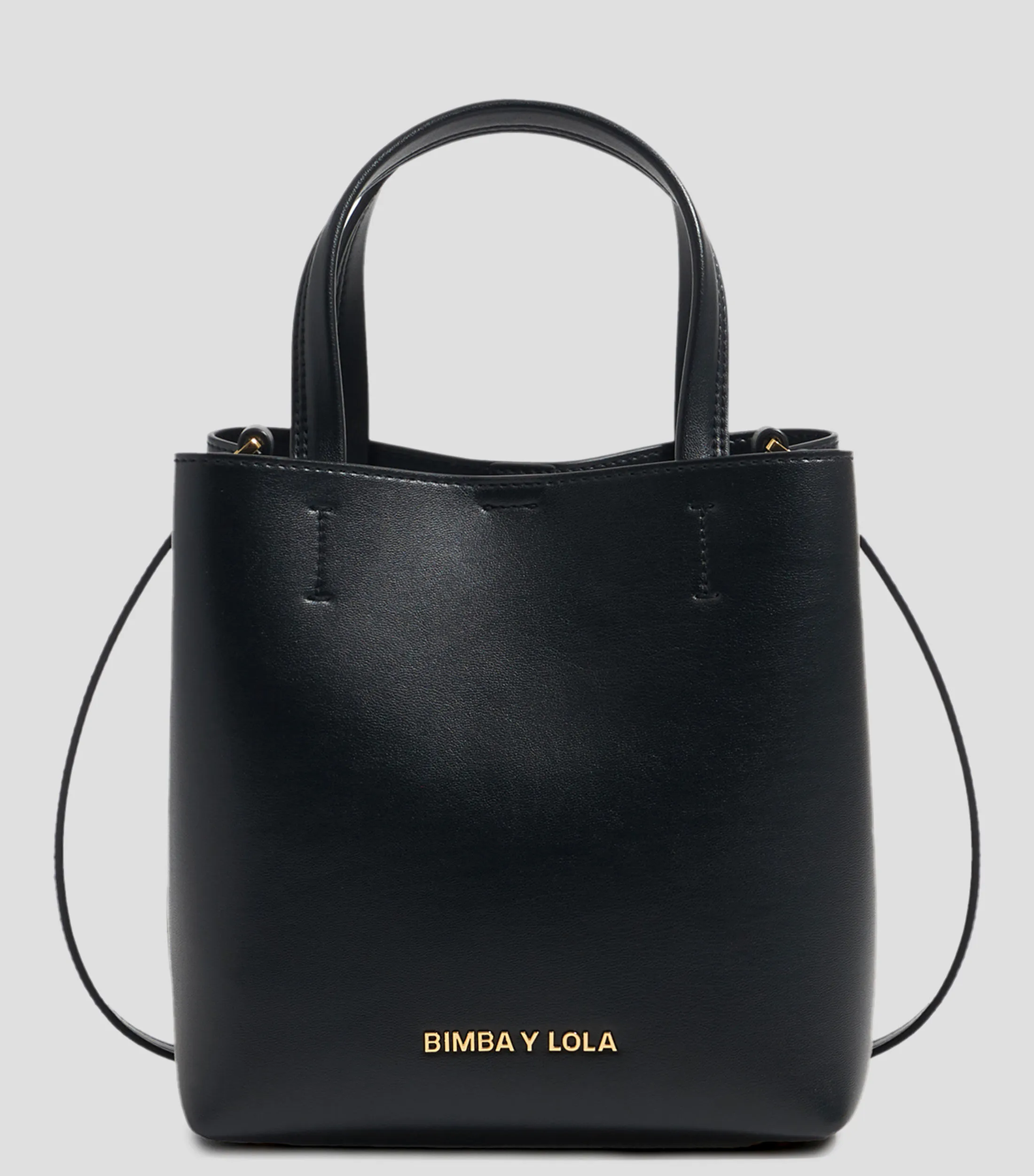 Bimba y Lola Bolso tote negro Chihuahua Mujer