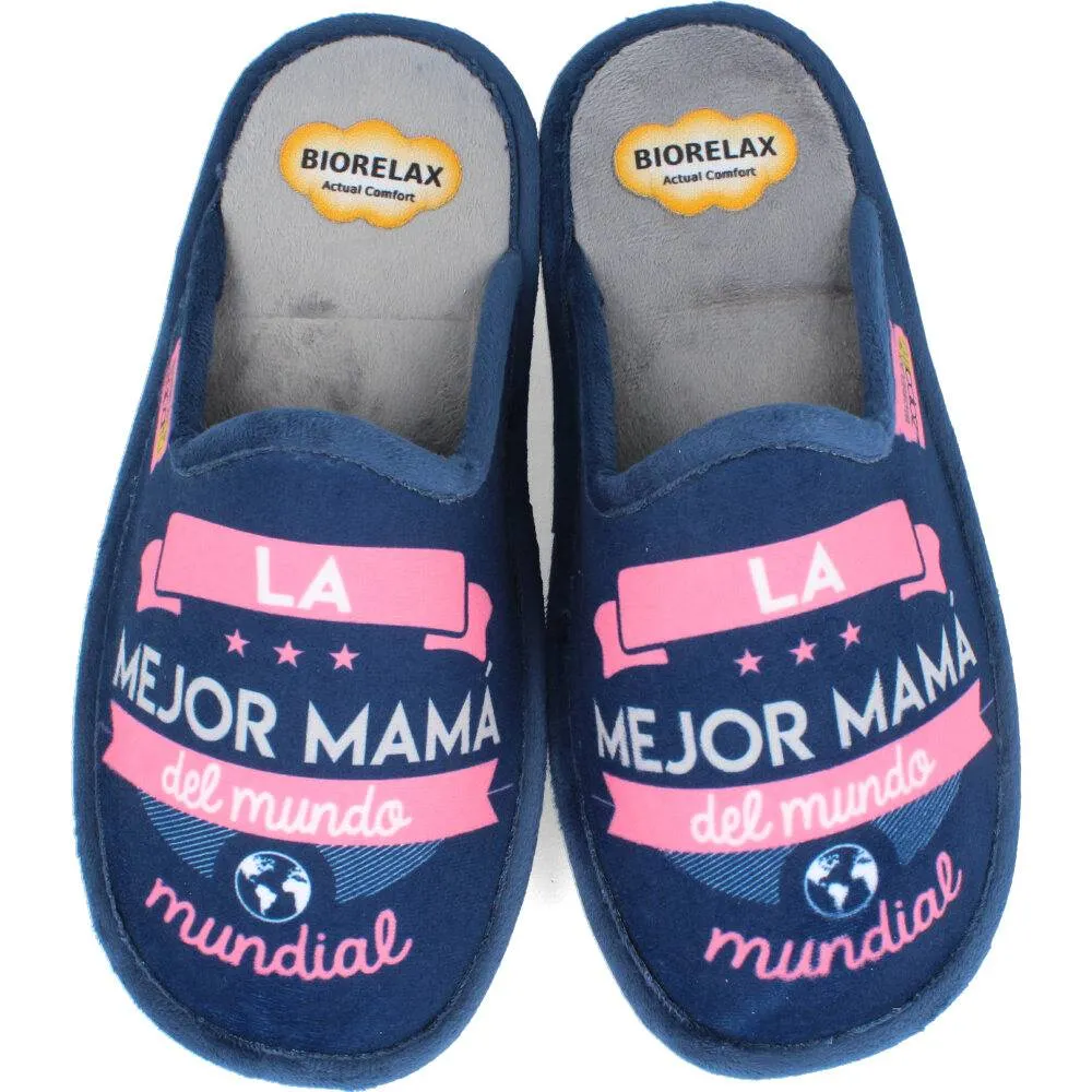 BIORELAX  ZAPATILLAS MUJER LA MEJOR MAMá DEL MUNDO