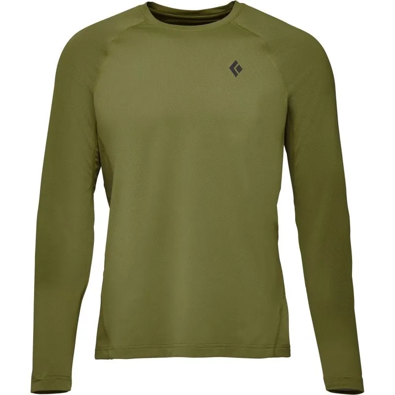 Black Diamond M Alpenglow Ls Crew (Camp Green) camiseta de manga larga para hombre