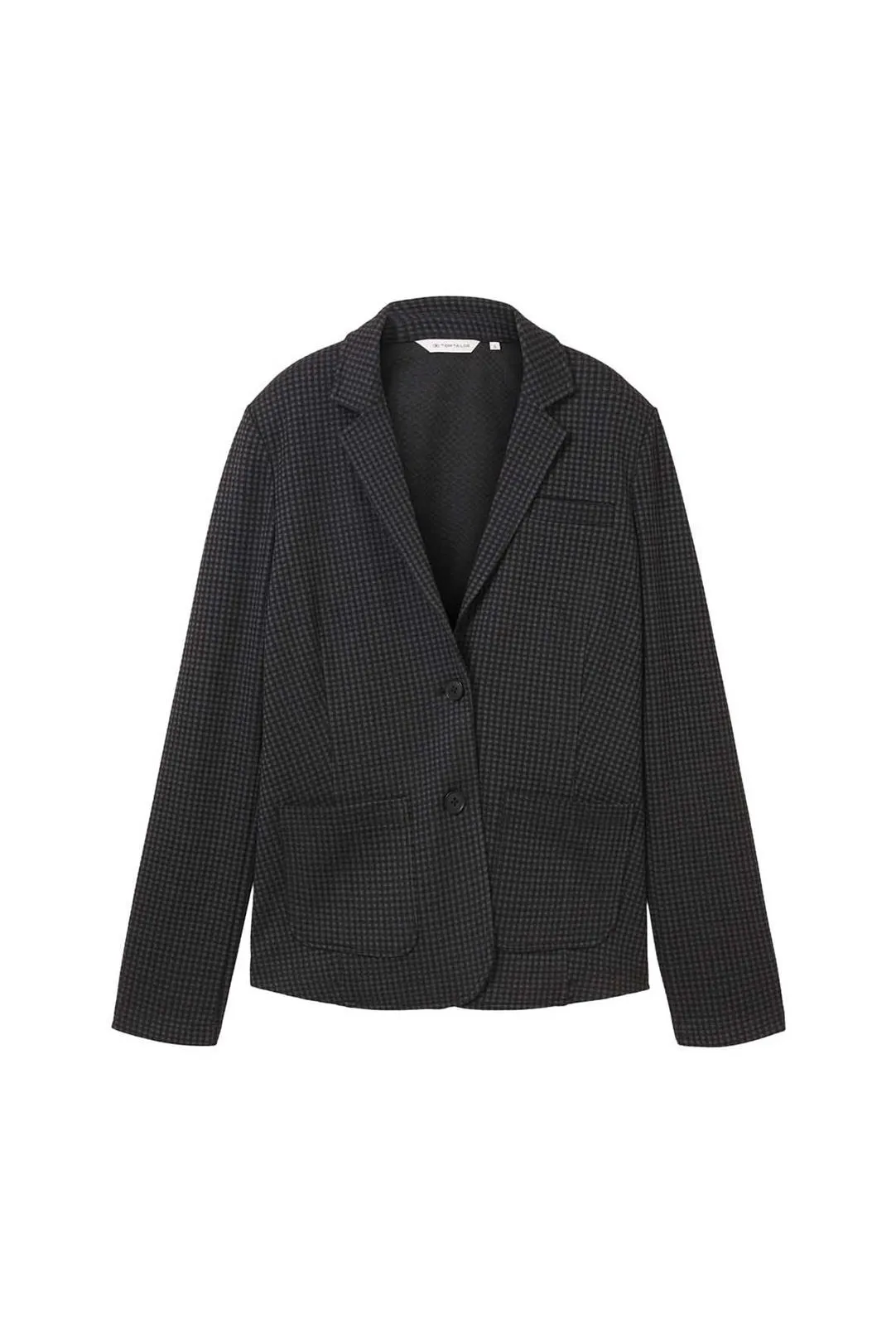 BLAZER CUADROS DE PUNTO NEGRO