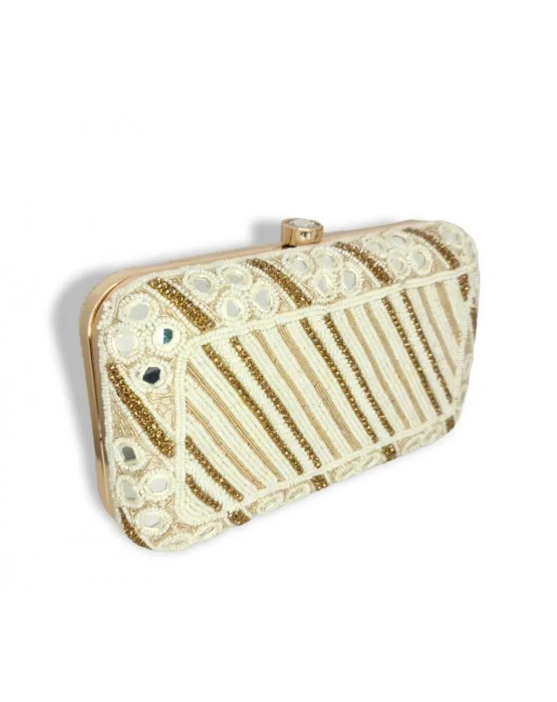 BOLSO DE FIESTA PARA MUJER TIPO CLUTCH CON PEDRERIA