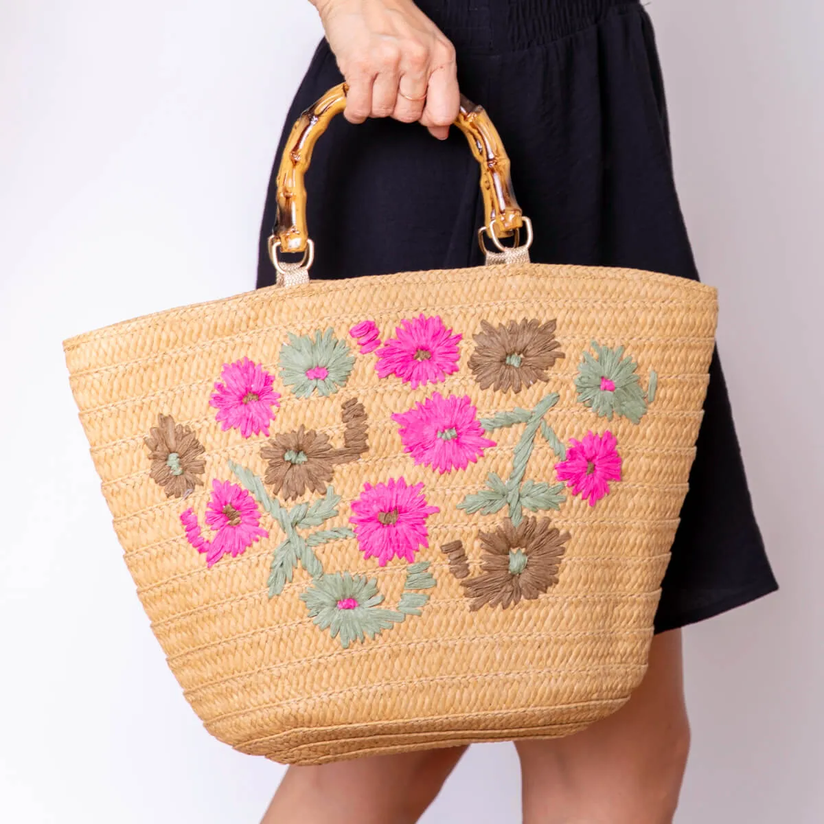 BOLSO FLORETA  ROSA