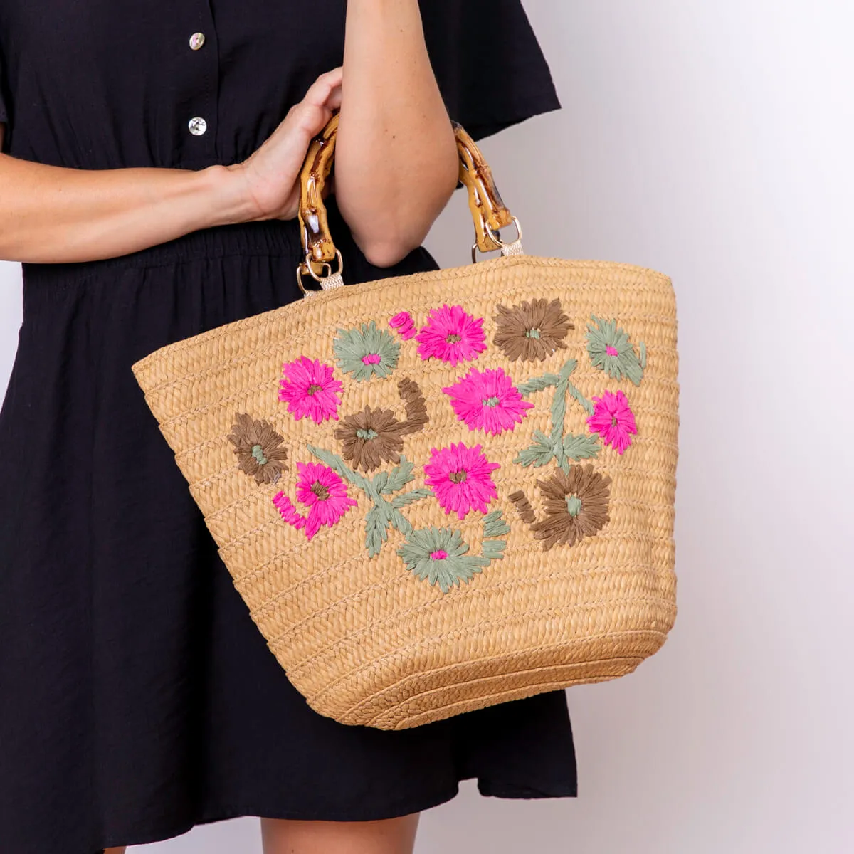 BOLSO FLORETA  ROSA