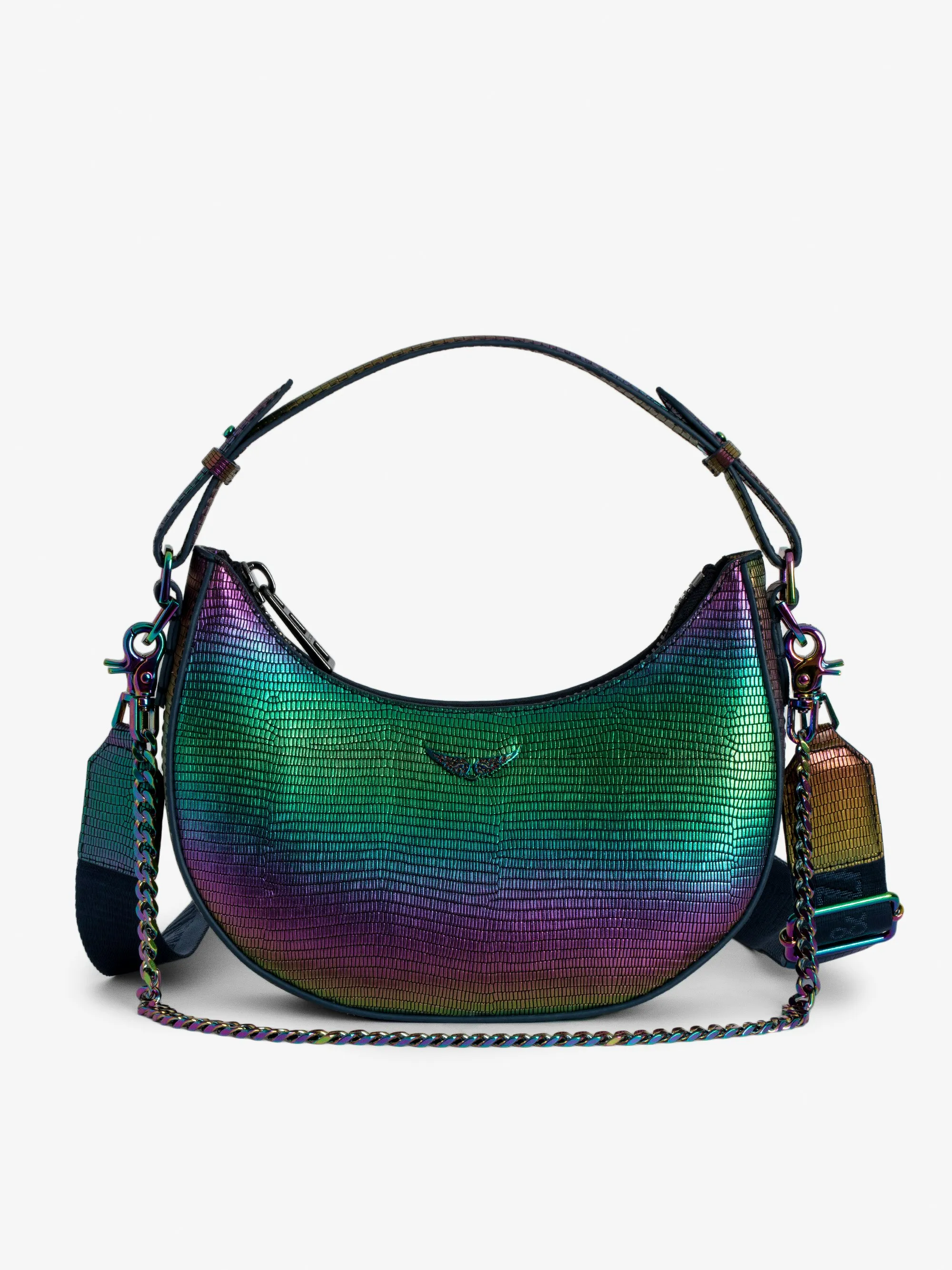 Bolso Repujado y Metalizado Moonrock