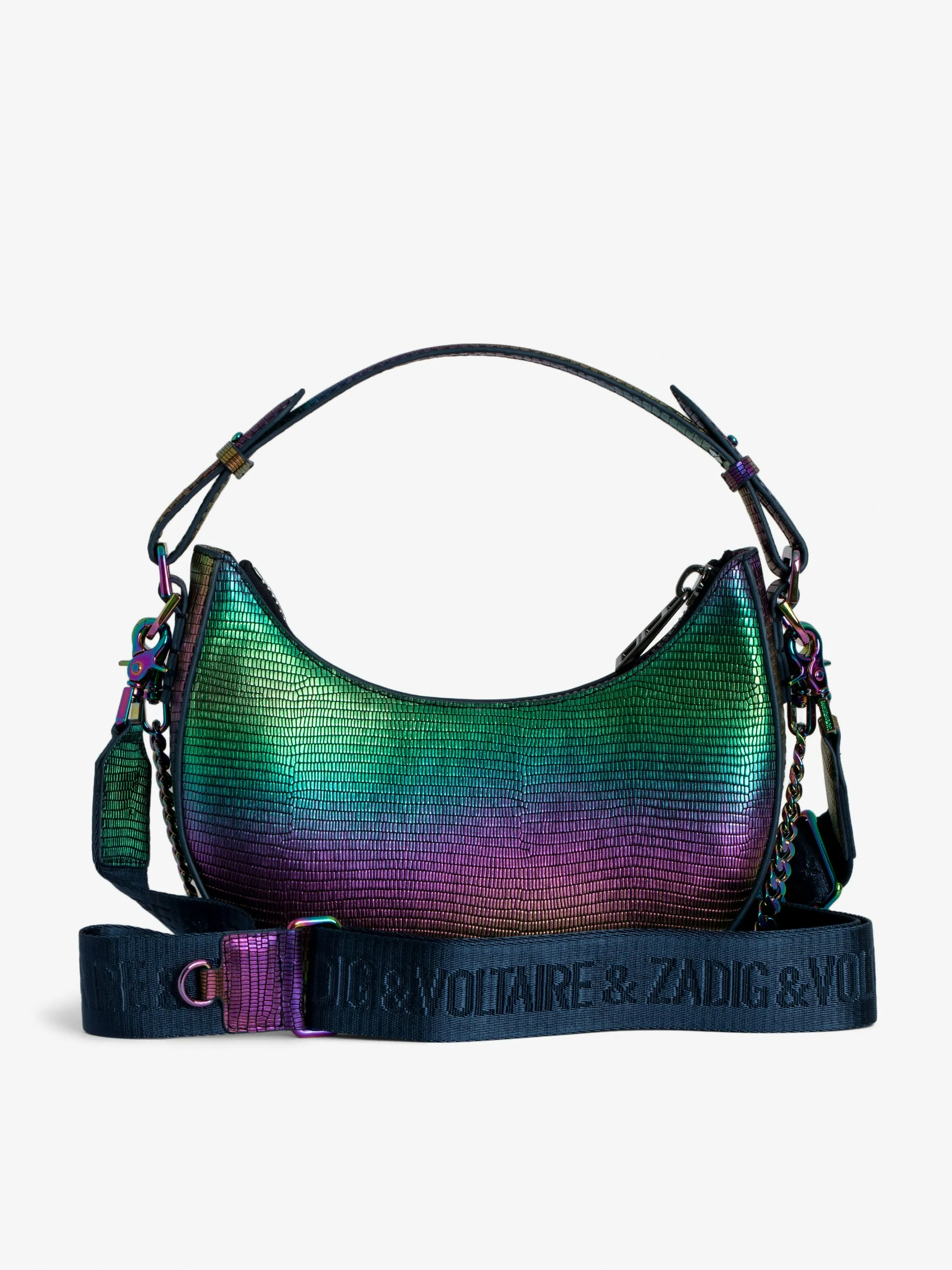 Bolso Repujado y Metalizado Moonrock