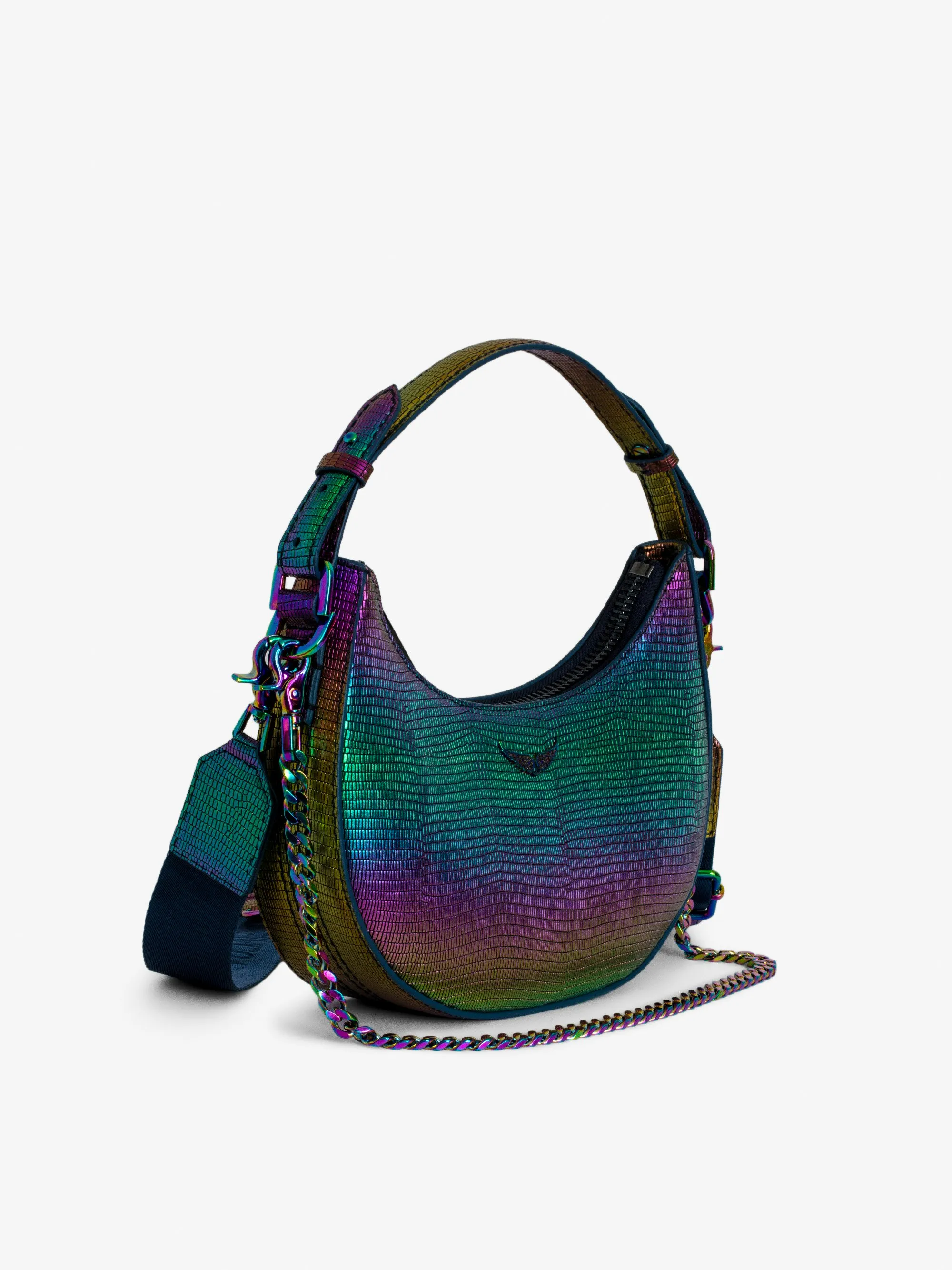Bolso Repujado y Metalizado Moonrock