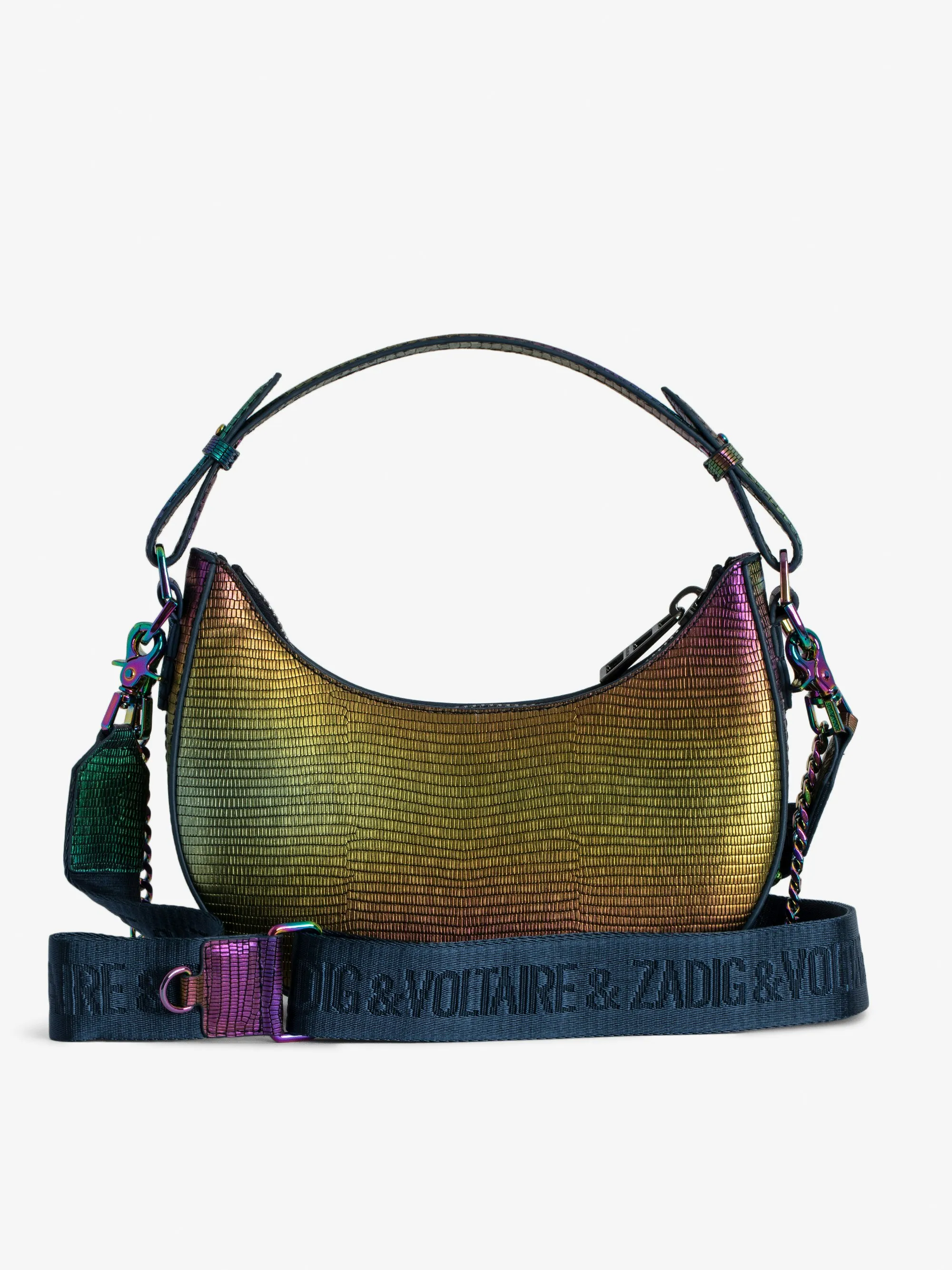 Bolso Repujado y Metalizado Moonrock