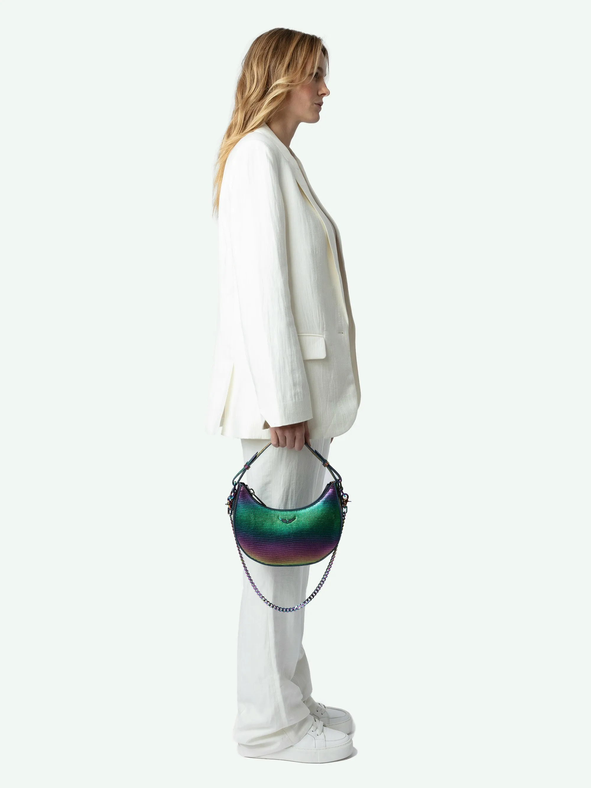 Bolso Repujado y Metalizado Moonrock