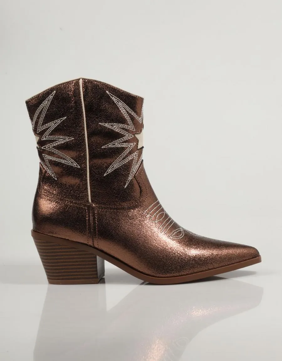  botines LA STRADA 2203459 en Bronce 84055