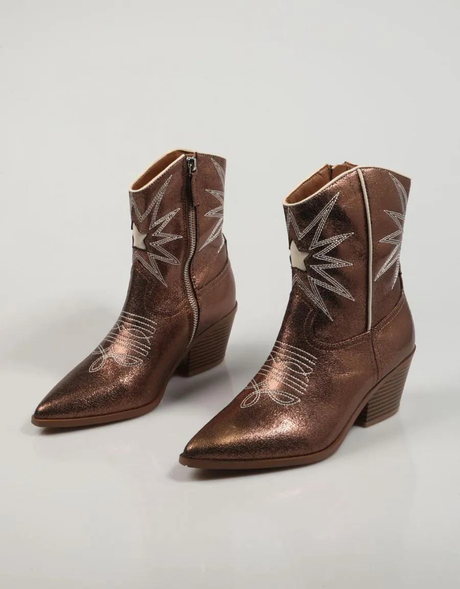  botines LA STRADA 2203459 en Bronce 84055