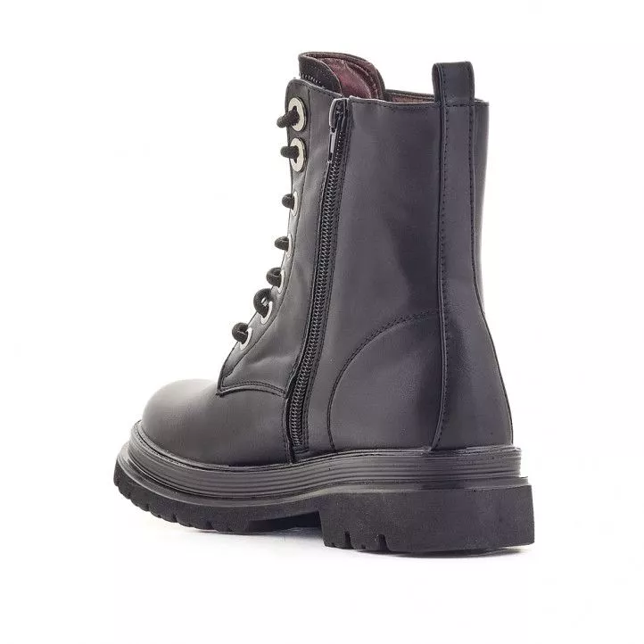 Botines QUETS! estilo militar y lengüeta con brillanetes