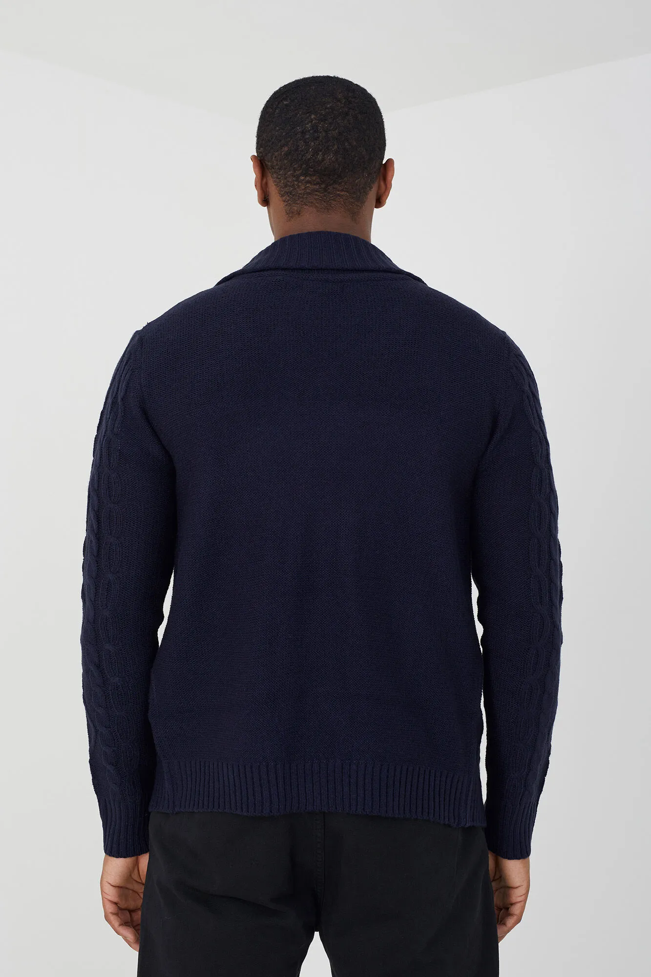 Brave Soul Chaqueta de punto con ochos