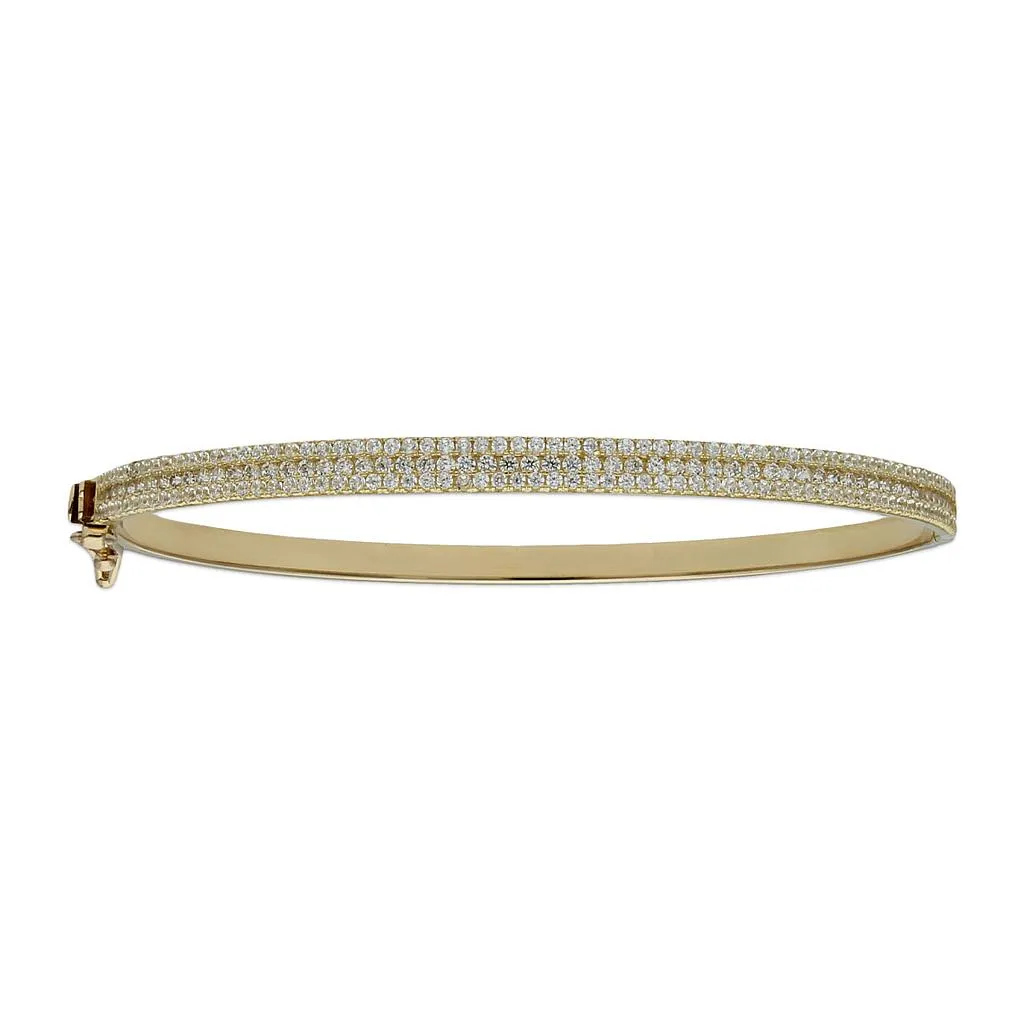Brazalete Oro con Circonitas