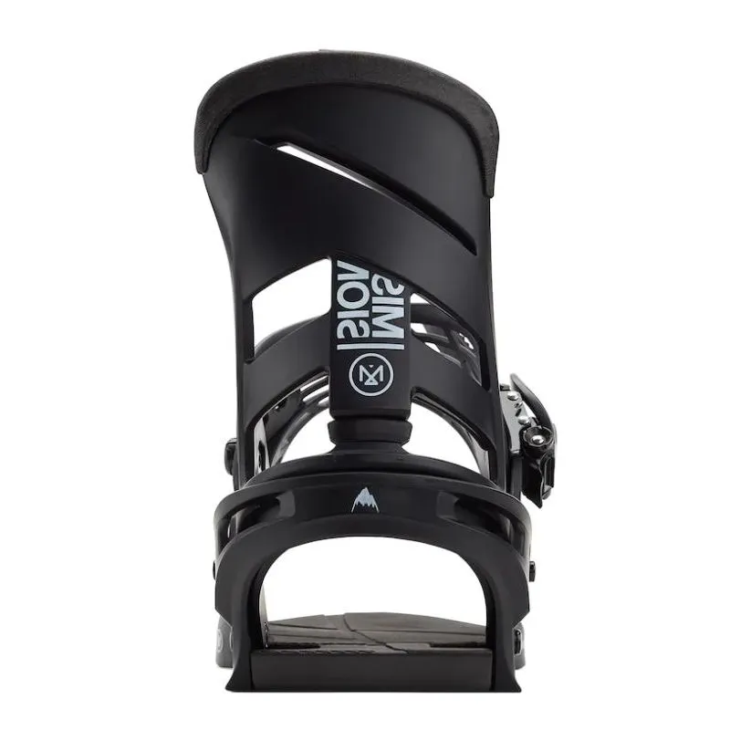 Burton Fijación de snowboard para hombre Mission (negra)