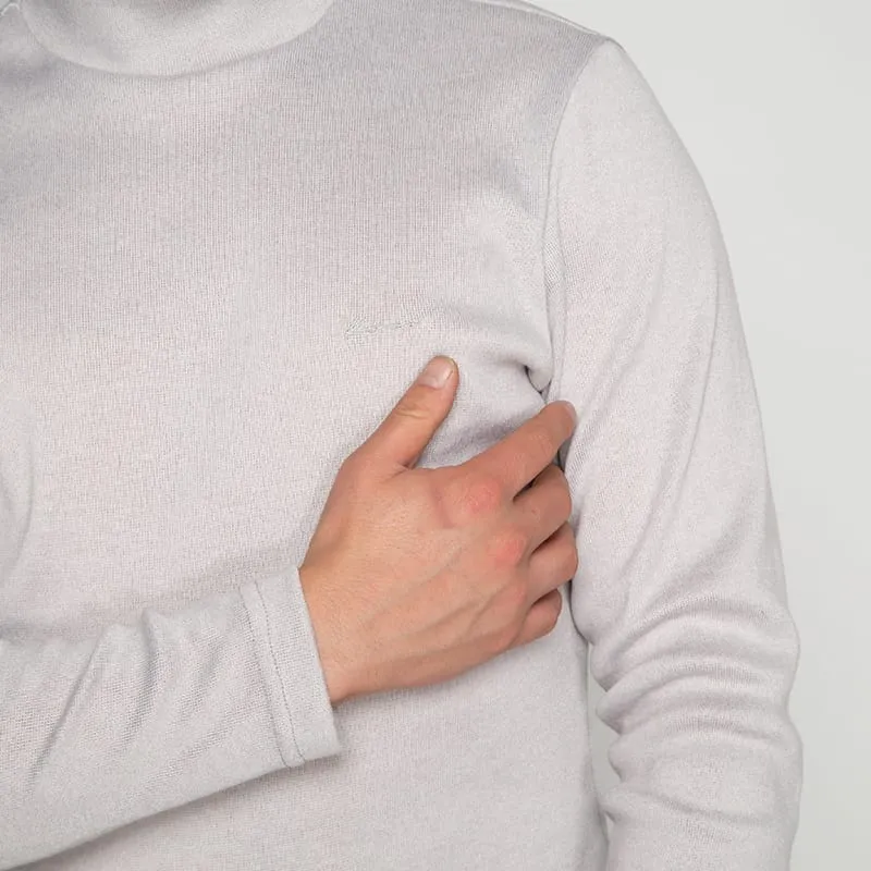 Buzo knz Tejido Cuello Alto Wine