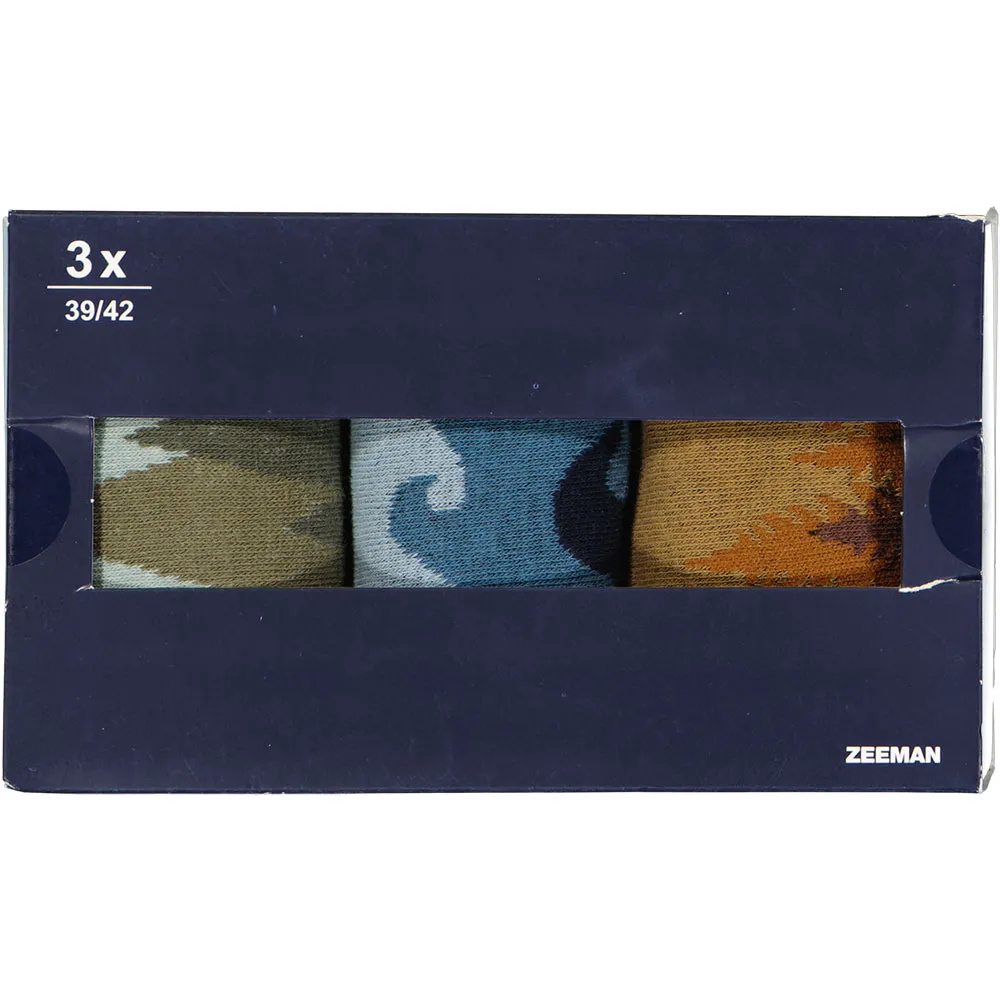 Calcetines con dibujo para homb  Pack de 3