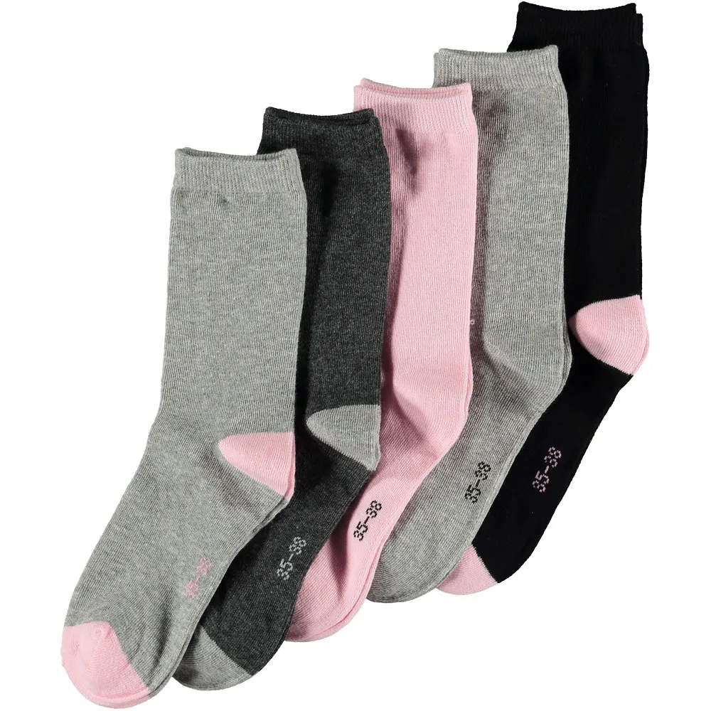 Calcetines para niña Tela elástica  Pack de 5