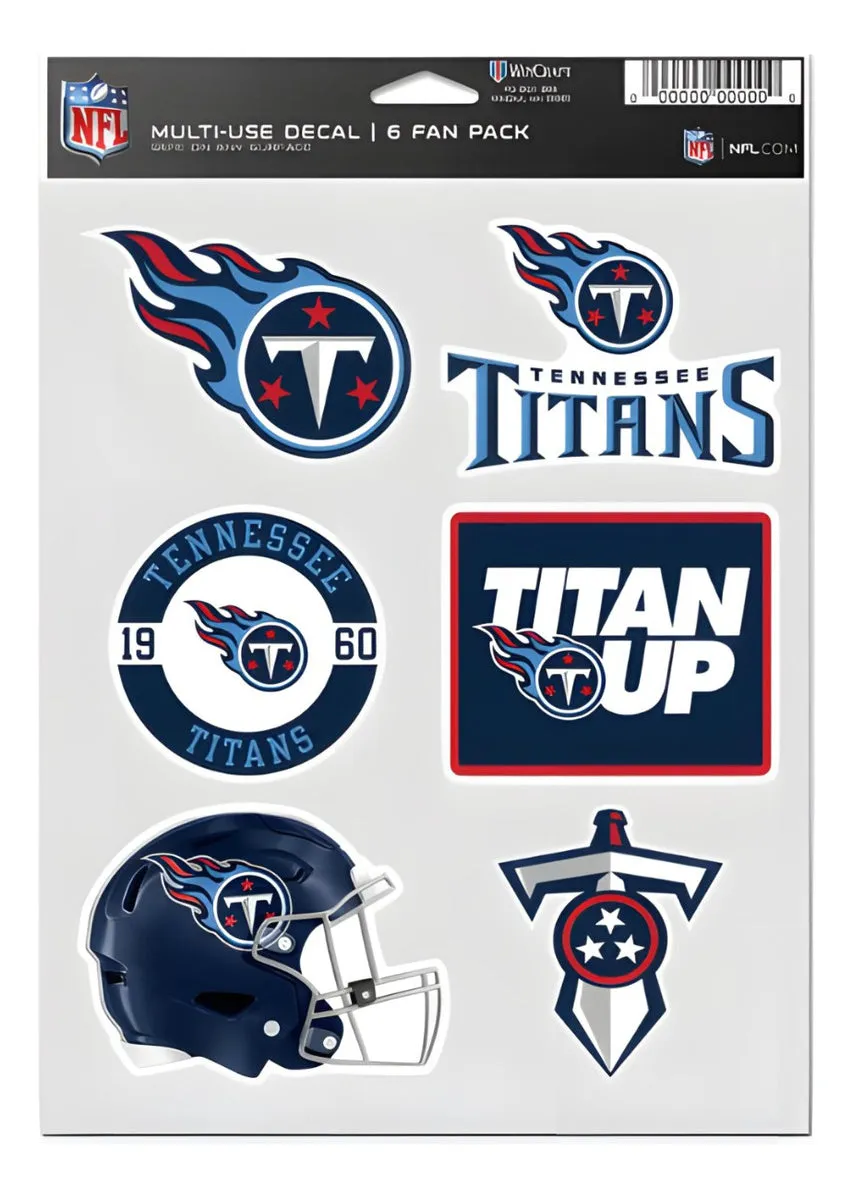 Calcomanía Set Multiuso 6pk Titans Wc