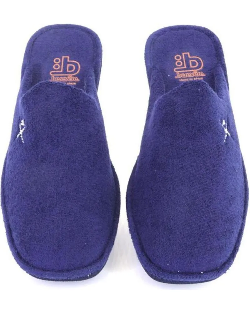 Calzado de casa BEREVERE  de Hombre 3807 ZAPATILLAS DE CASA DE HOMBRE  AZUL MARINO