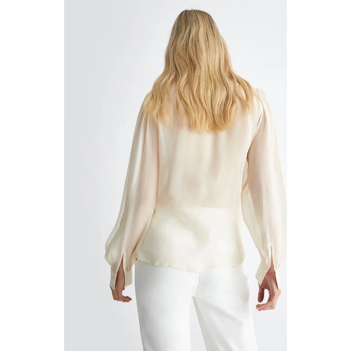 Camisa de tejido georgette